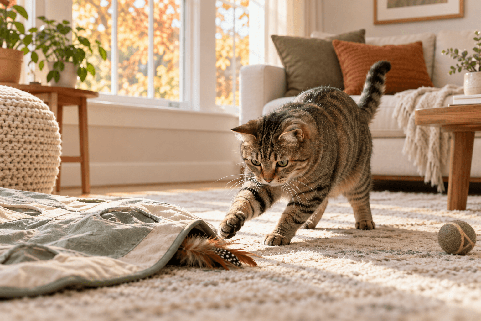 The Best Fall Enrichment Ideas for Indoor Cats - Catpat