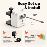 CatPat Automatic Dual Feather Cat Toy - Catpat