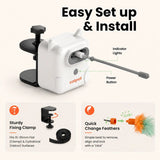 CatPat Automatic Dual Feather Cat Toy - Catpat