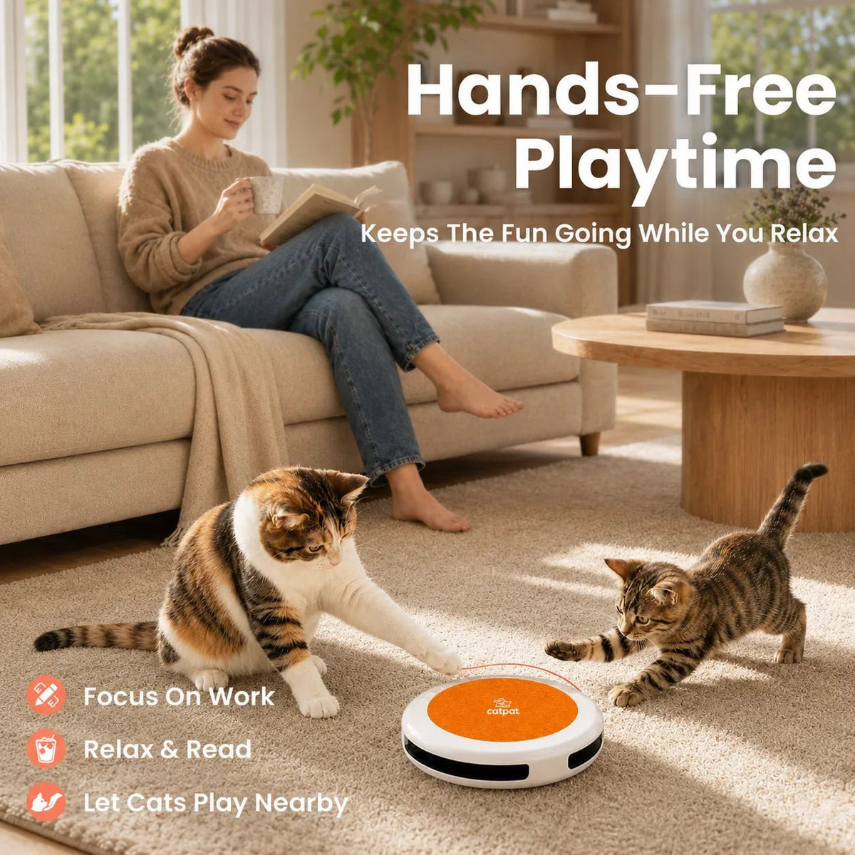 CatPat Automatic Rope Cat Toy - Catpat