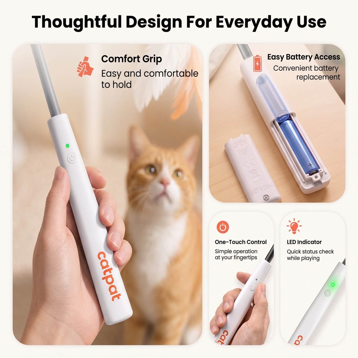 Electric Cat Teaser Wand - Catpat
